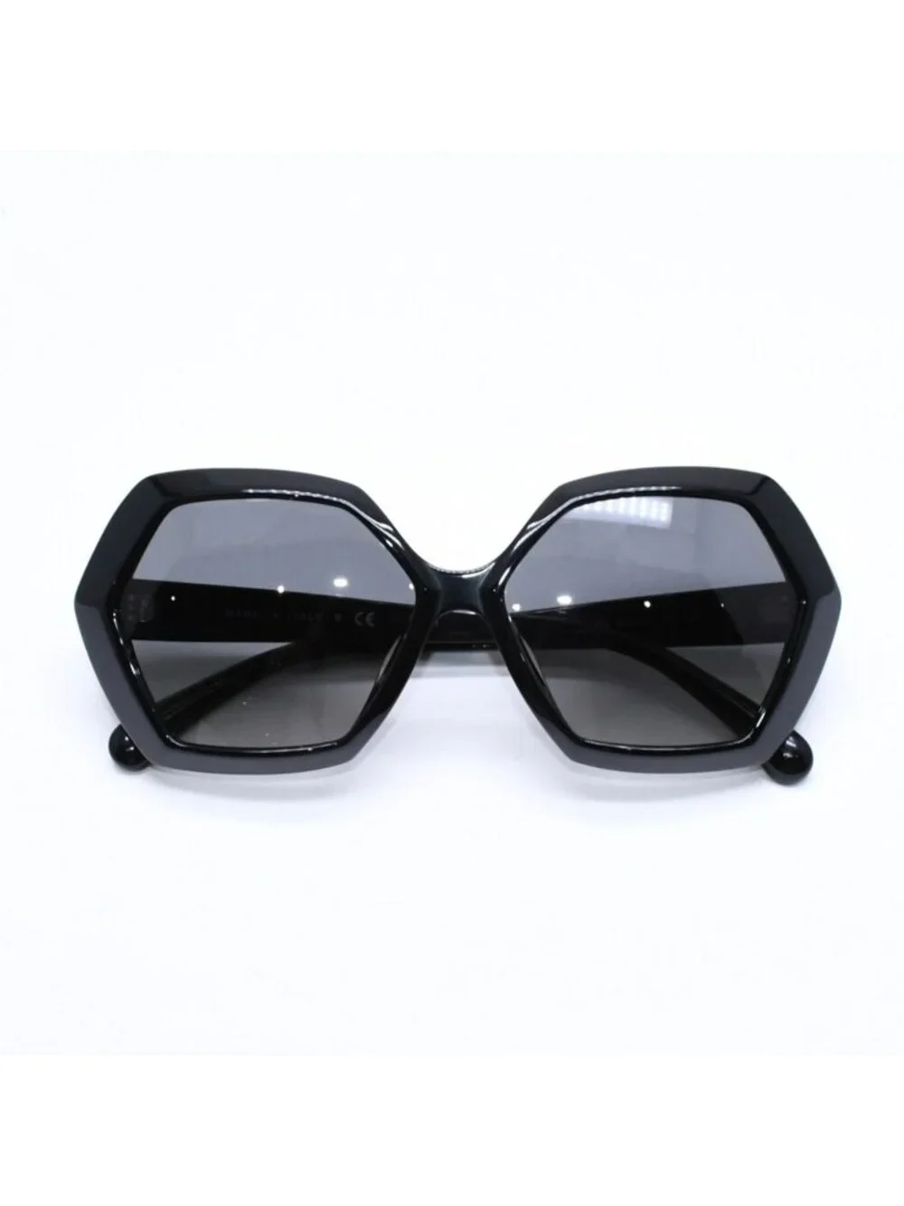 Chanel Sunglasses Eyewear CC Logo Black Hexagon Frame